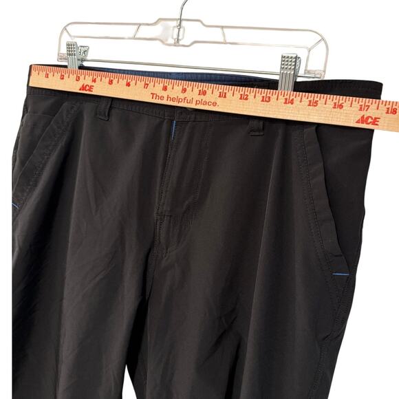 NEW! prAna Men's 34 Hybridizer Swim Trunks Ripstop Shorts Hiking Outdoors Black - Picture 4 of 6